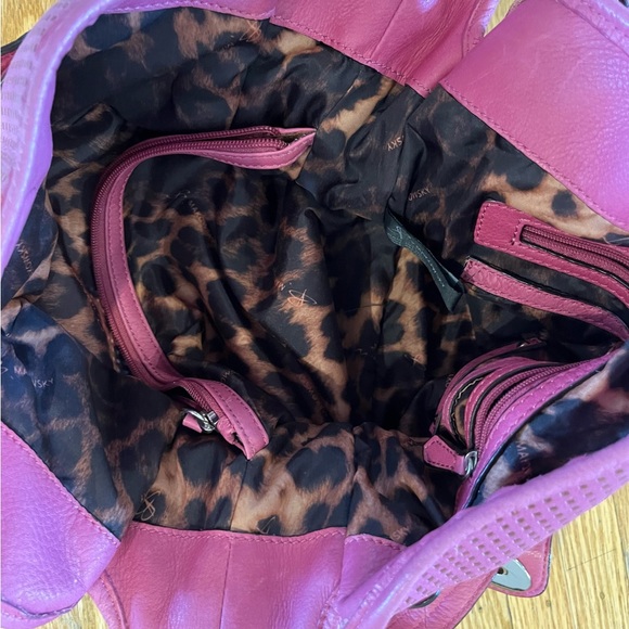 Y2K Pink/Purple Leather Large Purse - Picture 5 of 5